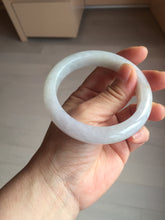 Load image into Gallery viewer, 58mm Certificate icy waterly light purple white orange jadeite jade bangle BF134-2650