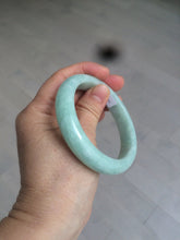 Load image into Gallery viewer, 56.6mm Certified Type A 100% Natural green Jadeite Jade bangle w94-2833