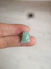 Load image into Gallery viewer, 100% Natural icy watery green white purple jadeite Jade foot pendant AX28