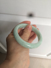 Load image into Gallery viewer, 56.6mm Certified Type A 100% Natural green Jadeite Jade bangle w94-2833