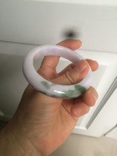 Load image into Gallery viewer, 53.3mm Certified 100% natural Type A olive green/white/purple jadeite jade bangle AZ24-5202
