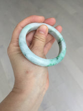 Load image into Gallery viewer, 54.6mm certified Type A 100% Natural sunny green white purple Jadeite Jade bangle BQ46-4148