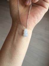 Load image into Gallery viewer, 100% natural type A 3D white/yellow/purple/brown Jadeite jade gourd ( 葫芦, 福禄) pendant PH108