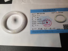 Load image into Gallery viewer, 59mm Certified 100% natural type A sunny green white/light purple jadeite jade bangle BF16-5408