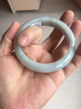 Load image into Gallery viewer, 57.5mm Certified 100% natural Type A light green white jadeite jade bangle B116-5269