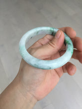 Load image into Gallery viewer, 54.6mm certified Type A 100% Natural sunny green white purple Jadeite Jade bangle BQ46-4148