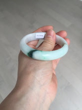 Load image into Gallery viewer, 53.5mm 100% natural certified sunny green brown pink oval jadeite jade bangle BN29-8348