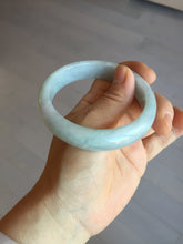 Load image into Gallery viewer, 57mm Certified type A 100% Natural light green white Jadeite bangle AX141-0794