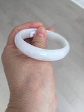 Load image into Gallery viewer, 52mm certified Type A 100% Natural sunny green/white/red oval Jadeite Jade bangle E92-0263