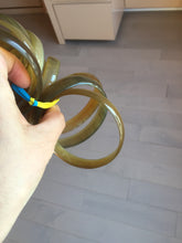 Load image into Gallery viewer, 66.7-71.1mm 100% Natural black brown beige thin Buffalo Horn bangle group AW10