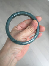 Load image into Gallery viewer, 59.9mm Certified Type A 100% Natural dark green/blue/gray/black Guatemala Jadeite jade bangle AY89-5760