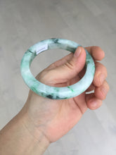 Load image into Gallery viewer, 57.7mm certified Type A 100% Natural sunny green white purple Jadeite Jade bangle BQ44-4138
