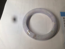 Load image into Gallery viewer, 59.5mm certified Type A 100% Natural green/purple Jadeite bangle As73-0516