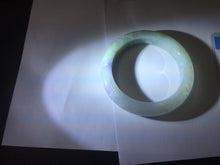 Load image into Gallery viewer, 57.5mm certified type A 100% Natural icy watery light green/purple/white Jadeite jade bangle BH138-1314