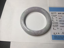 Load image into Gallery viewer, 55.4mm Certified type A 100% Natural sunny green/purple/orange(Fu LU SHOU) Jadeite bangle BN44-5132