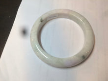 Load image into Gallery viewer, 58mm Certified Type A 100% Natural light green/purple/beige/white Jadeite Jade bangle AS74-0541