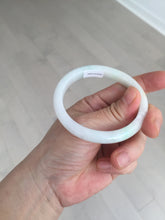 Load image into Gallery viewer, Shopify only 52mm certified type A 100% Natural sunny green/white/yellow oval jadeite jade bangle AR117-0264