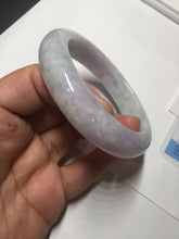 Load image into Gallery viewer, 55.4mm Certified type A 100% Natural sunny green/purple/orange(Fu LU SHOU) Jadeite bangle BN44-5132