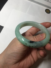 Load image into Gallery viewer, 54mm Certified Type A 100% Natural apple green dark green Jadeite Jade bangle BM23-0236
