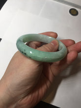 Load image into Gallery viewer, 54mm Certified Type A 100% Natural apple green dark green Jadeite Jade bangle BM23-0236