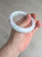 Load image into Gallery viewer, 55.4mm Certified type A 100% Natural sunny green/purple/orange(Fu LU SHOU) Jadeite bangle BN44-5132