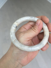 Load image into Gallery viewer, 56mm 100% natural beige yellow red round cut Coral Jade (珊瑚玉) bangle XY101