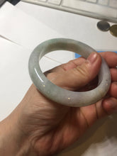 Load image into Gallery viewer, 56.5mm certified 100% natural Type A light green purple red(FU LU SHOU) jadeite jade bangle PC136-9157