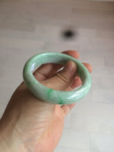 Load image into Gallery viewer, 51.5mm certificated Type A 100% Natural sunny green Jadeite Jade bangle AY33-0435