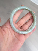 Load image into Gallery viewer, 58.6mm Certified Type A 100% Natural light green/brown round cut Jadeite Jade bangle AR108-4511