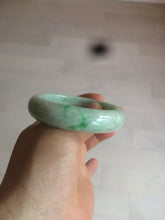 Load image into Gallery viewer, 51.5mm certificated Type A 100% Natural sunny green Jadeite Jade bangle AY33-0435
