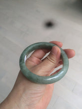 Load image into Gallery viewer, 54.6mm Certified 100% natural Type A green/gray jadeite jade bangle AE67-2865