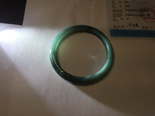 Load image into Gallery viewer, 58.8mm Certified Type A 100% Natural dark green/blue/gray/black Guatemala Jadeite bangle PD217-2323