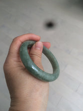 Load image into Gallery viewer, 54.6mm Certified 100% natural Type A green/gray jadeite jade bangle AE67-2865