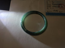 Load image into Gallery viewer, 58.8mm Certified Type A 100% Natural dark green/blue/gray/black Guatemala Jadeite bangle PD217-2323