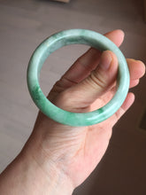Load image into Gallery viewer, 56.2mm certified Type A 100% Natural sunny green/white/red Jadeite Jade bangle BS35-4433