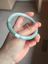 Load image into Gallery viewer, 60mm Certified Type A 100% Natural green round cut jadeite Jade bangle PJ40-0277