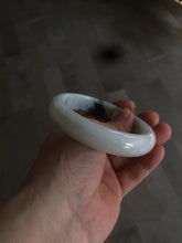 Load image into Gallery viewer, 60mm certified type A 100% Natural sunny green/dark green/white jadeite jade bangle BG25-1719