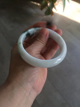 Load image into Gallery viewer, 60mm certified type A 100% Natural sunny green/dark green/white jadeite jade bangle BG25-1719