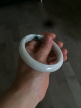 Load image into Gallery viewer, 60mm certified type A 100% Natural sunny green/dark green/white jadeite jade bangle BG25-1719