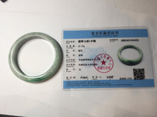 Load image into Gallery viewer, 56mm Certified Type A 100% Natural sunny green yellow Jadeite Jade bangle BS26-4432