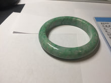 Load image into Gallery viewer, 56.5mm Certified Type A 100% Natural sunny green yellow Jadeite bangle J148-8114