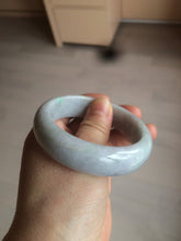 Load image into Gallery viewer, 54mm Certified type A 100% Natural sunny green/white/purple/red (Fu Lu Shou) chubby Jadeite bangle AZ132-9660