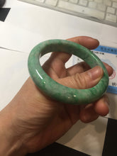 Load image into Gallery viewer, 56.5mm Certified Type A 100% Natural sunny green yellow Jadeite bangle J148-8114