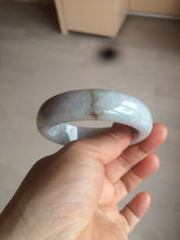 Load image into Gallery viewer, 54mm Certified type A 100% Natural sunny green/white/purple/red (Fu Lu Shou) chubby Jadeite bangle AZ132-9660