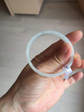 Load image into Gallery viewer, 47.6mm certified 100% natural type A light green red white thin square style jadeite bangle PH226-1007