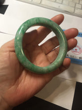 Load image into Gallery viewer, 56.5mm Certified Type A 100% Natural sunny green yellow Jadeite bangle J148-8114