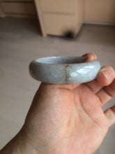 Load image into Gallery viewer, 54mm Certified type A 100% Natural sunny green/white/purple/red (Fu Lu Shou) chubby Jadeite bangle AZ132-9660