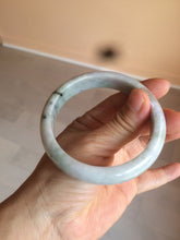 Load image into Gallery viewer, 58.5mm 100% natural type A certified light green/purple jadeite jade bangle Y140-0720