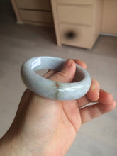 Load image into Gallery viewer, 54mm Certified type A 100% Natural sunny green/white/purple/red (Fu Lu Shou) chubby Jadeite bangle AZ132-9660