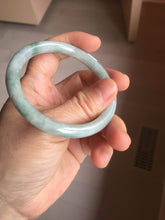Load image into Gallery viewer, 54.8mm Certified Type A 100% Natural green purple round cut jadeite Jade bangle PJ38-0282
